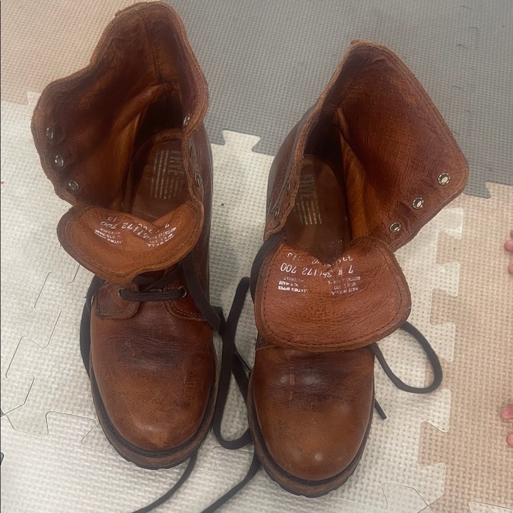 Frye Women's Brown Heeled Boots